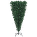 Upside-down Artificial Christmas Tree with Stand Green 210