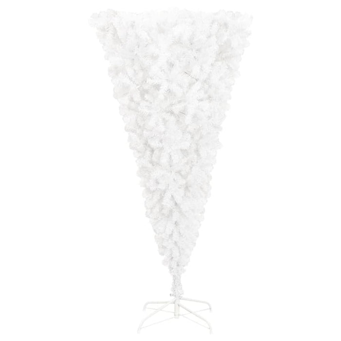 Upside-down Artificial Christmas Tree with Stand White 240
