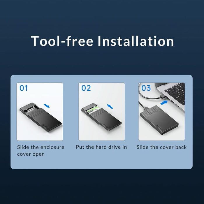 Usb 3.0 Type c 2.5 Hard Drive Enclosure