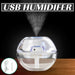 Usb Air Humidifier Ultrasonic Led Crystal Nightlights Mist
