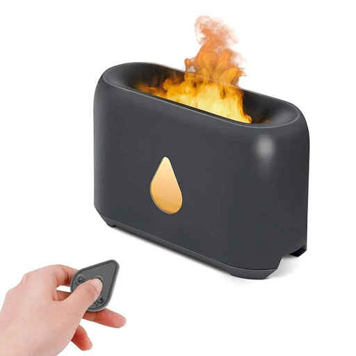 Usb Aroma Diffuser With Remote Control And Led Flame Lamp