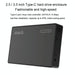 Usb c 2.5/3.5 Sata Hdd Enclosure Uasp Supported