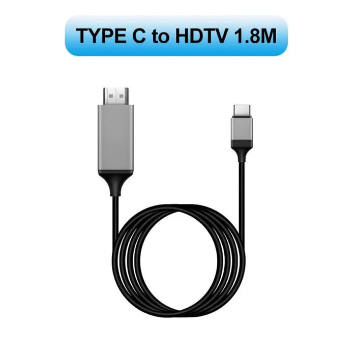 Usb c to Hdmi Adapter Cable 4k 30hz Type Hdtv 3.1