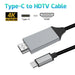 Usb c to Hdmi Adapter Cable 4k 30hz Type Hdtv 3.1