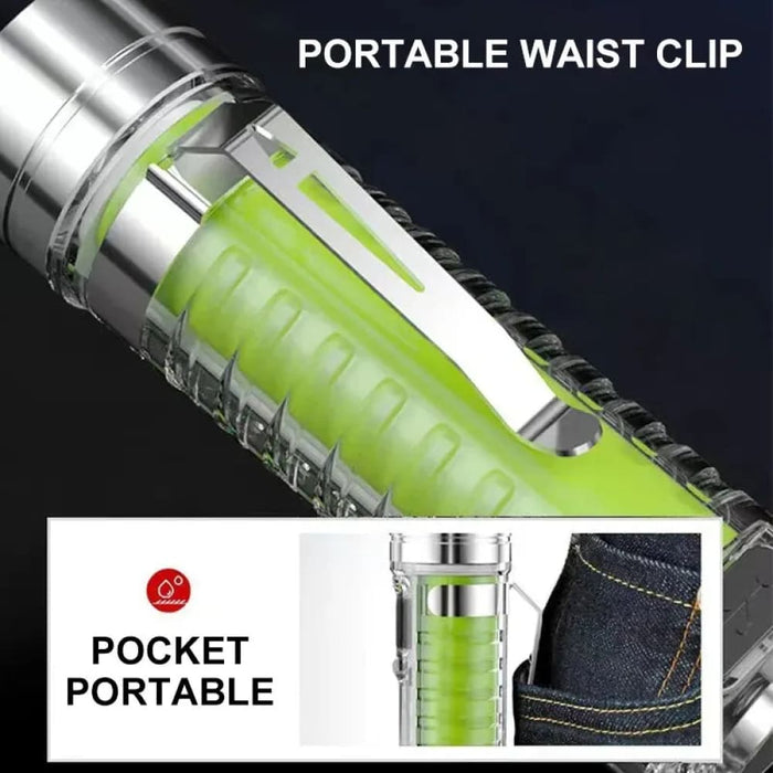 Usb c Rechargeable Led Keychain Light with Magnet and Uv