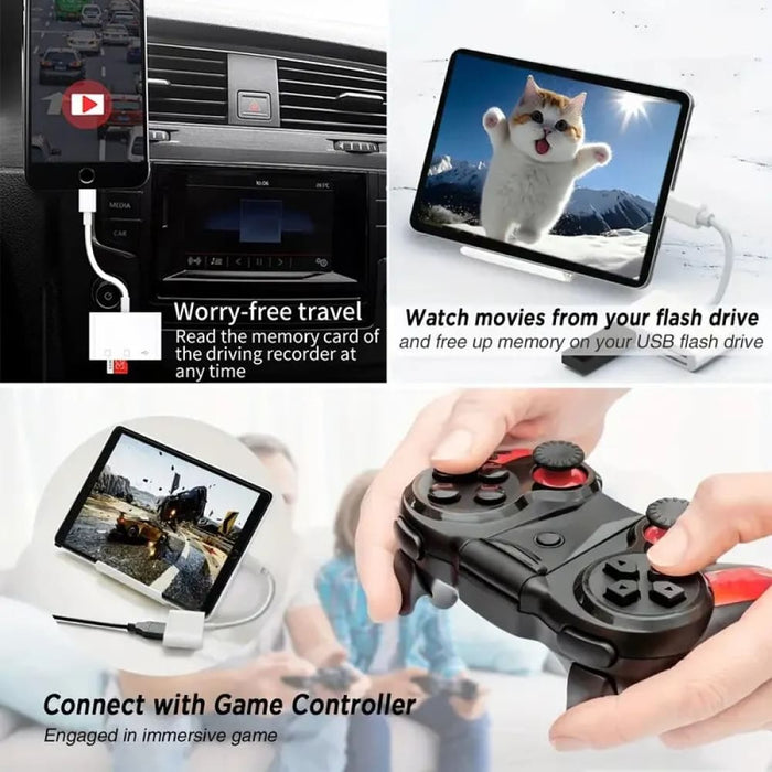 Usb c Tf Cf Sd Card Reader for Ipad Pro Huawei Macbook