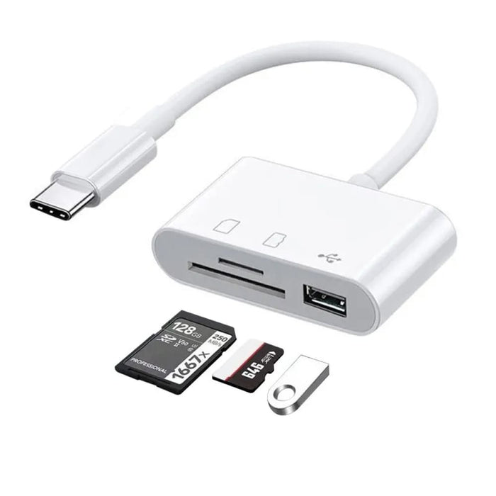 Usb c Tf Cf Sd Card Reader for Ipad Pro Huawei Macbook