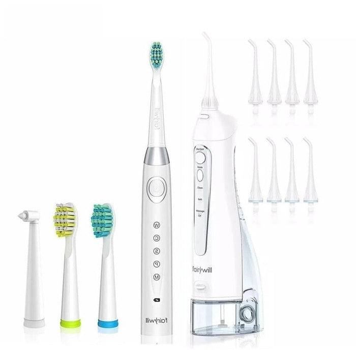 Usb Charge Waterproof 5 Modes 3 Brush Heads Toothbrushes &