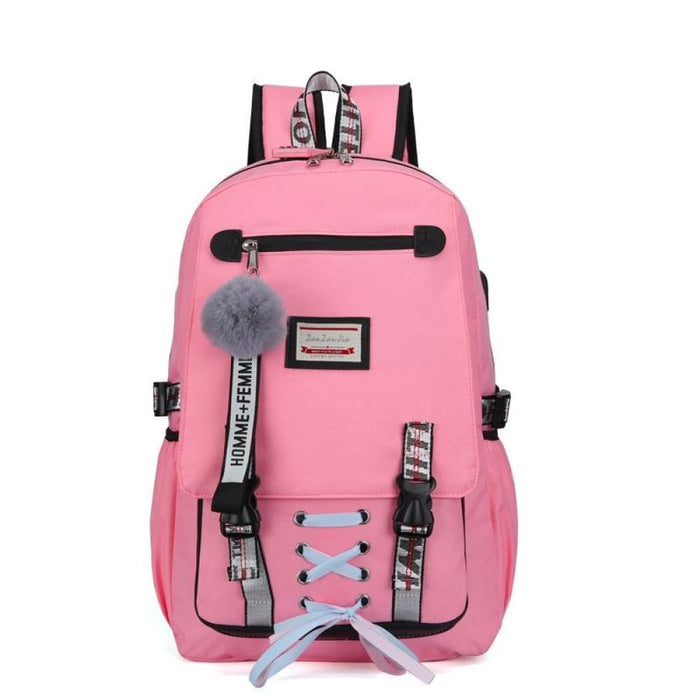 Usb Charging Anti Theft Backpack For Sports And Leisure