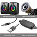 Usb Computer Speakers With Microphone And Led