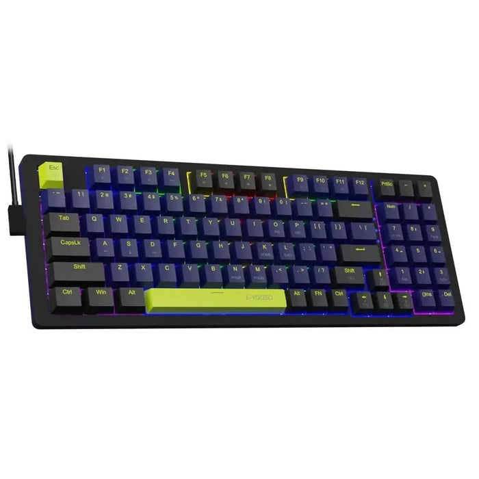 Usb Mechanical Gaming Keyboard With Monochrome Backlight 94