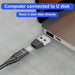 Usb Otg Male to Type c Female Adapter for Macbook/samsung