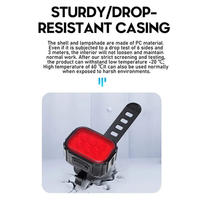 Usb Rechargeable Bike Light Set For Mtb And Road Cycling