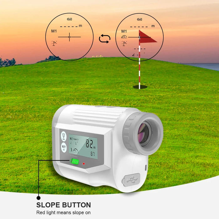 Usb Rechargeable Laser Golf Rangefinder with Slope