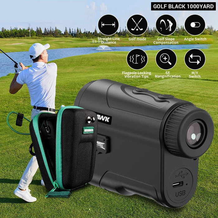 Usb Rechargeable Laser Rangefinder for Golf and Hunting