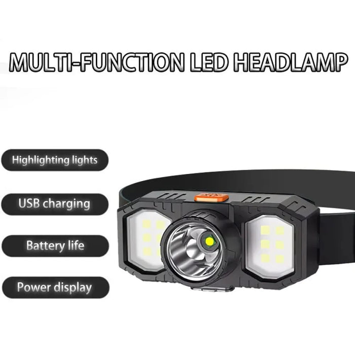 Usb Rechargeable Led Headlight For Outdoor Work