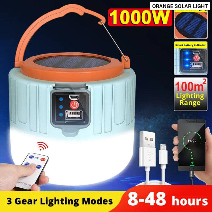 Usb Rechargeable Solar Camping Lantern