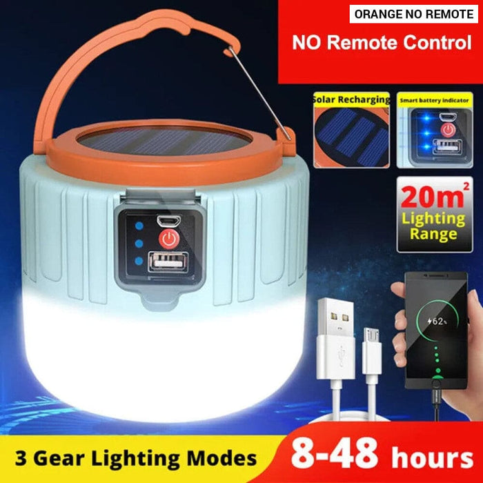 Usb Rechargeable Solar Camping Lantern