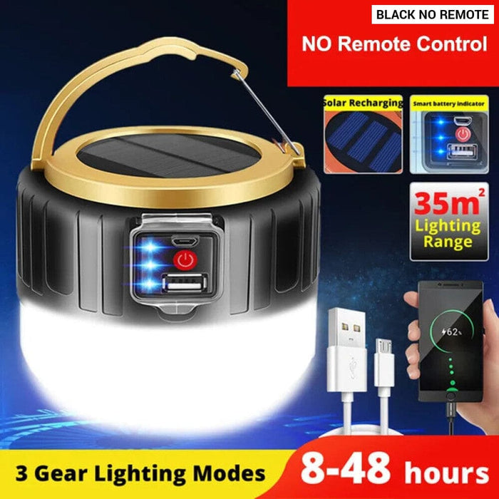 Usb Rechargeable Solar Camping Lantern