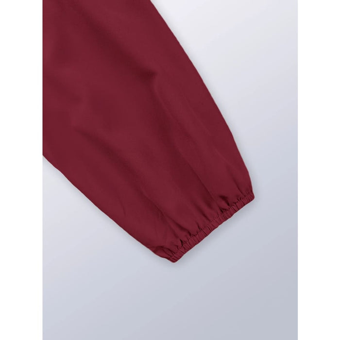 V Neck High Split Long Sleeve Bridesmaid Dress