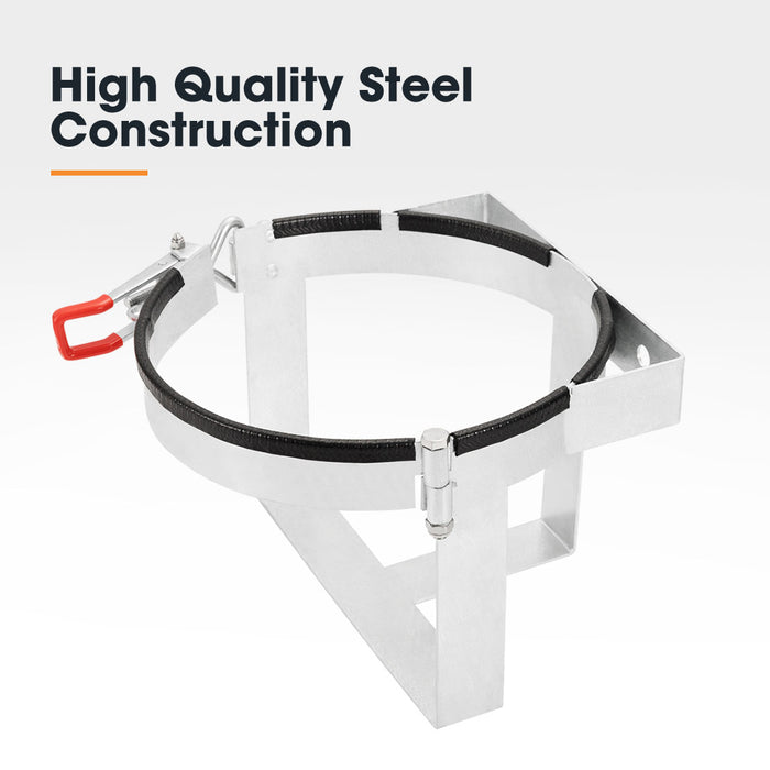 4.5Kg Gas Bottle Holder Galvanized For Camping Trailer Caravans Rv 4Wd Lockable