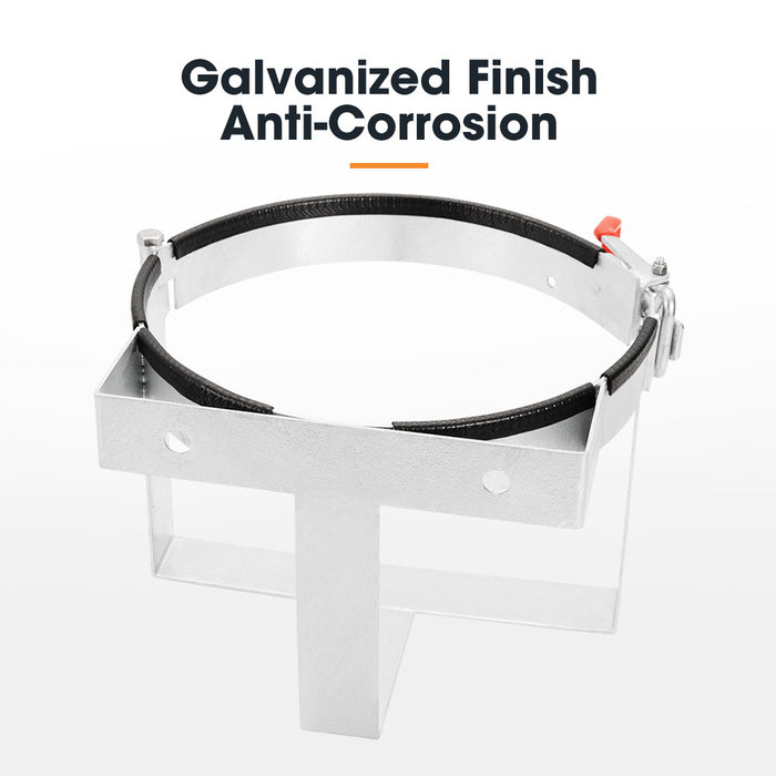 4.5Kg Gas Bottle Holder Galvanized For Camping Trailer Caravans Rv 4Wd Lockable