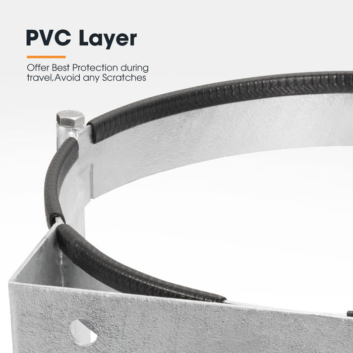 4.5Kg Gas Bottle Holder Galvanized For Camping Trailer Caravans Rv 4Wd Lockable