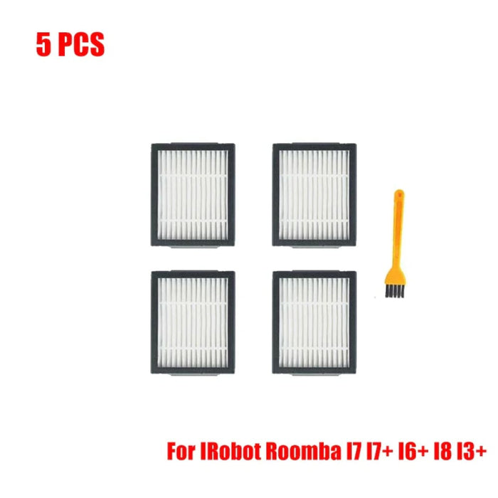 Vacuum Cleaner Hepa Filter And Brush Replacement Set