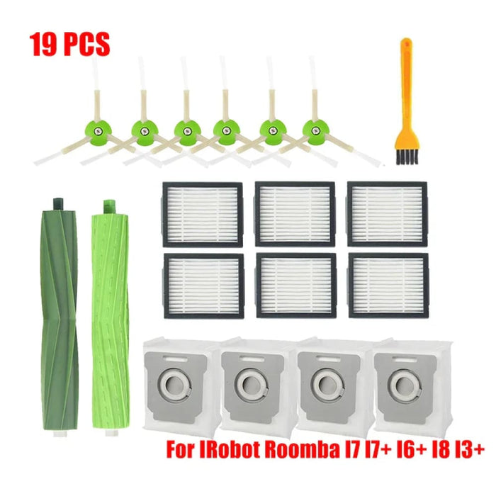 Vacuum Cleaner Hepa Filter And Brush Replacement Set