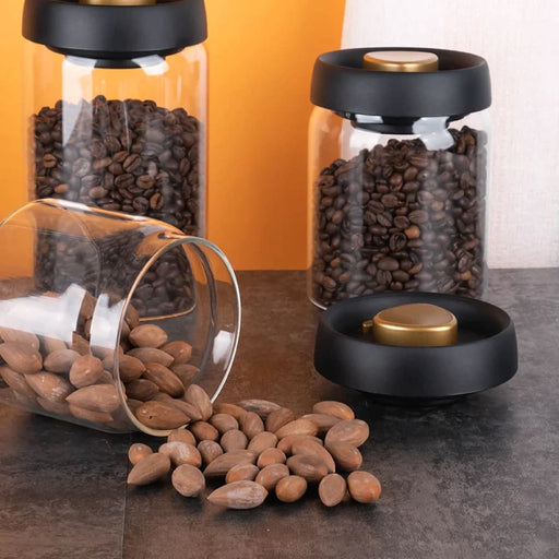Vacuum Sealed Glass Jar For Kitchen Storage