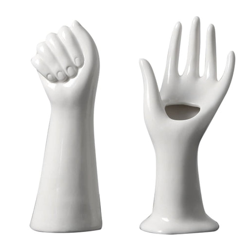 Vase Gesture Flowers Flower Arrangement Dried Home Decor