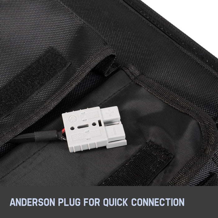 250W Solar Blanket Mono 12V Folding Solar Panel Completed Kit 5M Cable Dual Usb