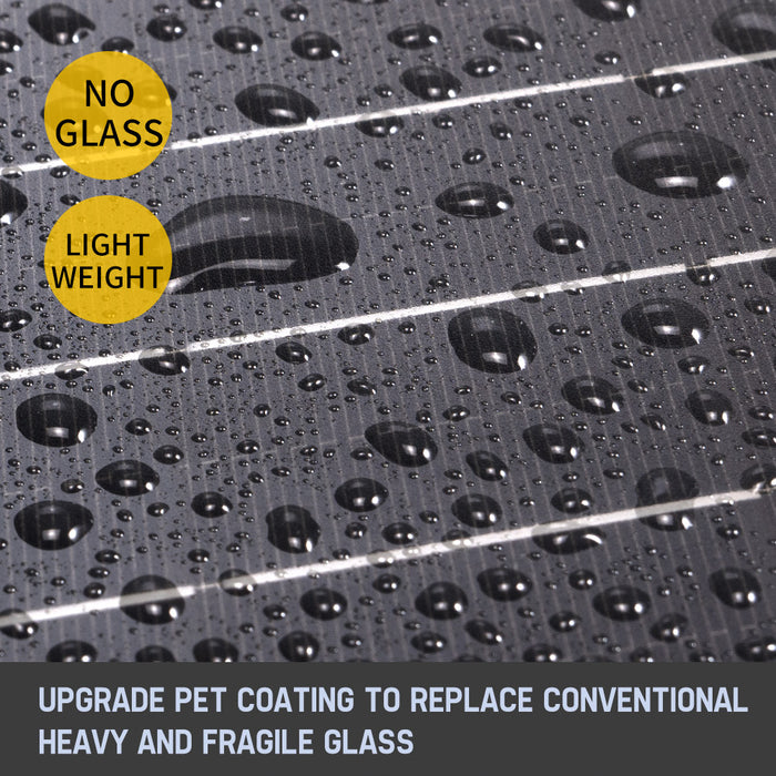 250W Solar Blanket Mono 12V Folding Solar Panel Completed Kit 5M Cable Dual Usb