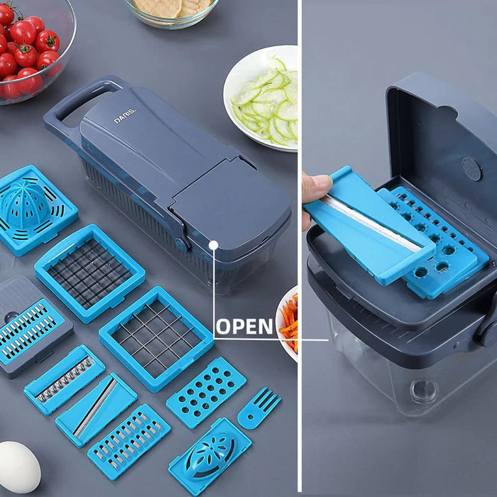 Vegetable Cutter Egg Slicer Dicer Replaceable Blades