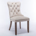 2x Velvet Dining Chairs Upholstered Tufted Kithcen Chair