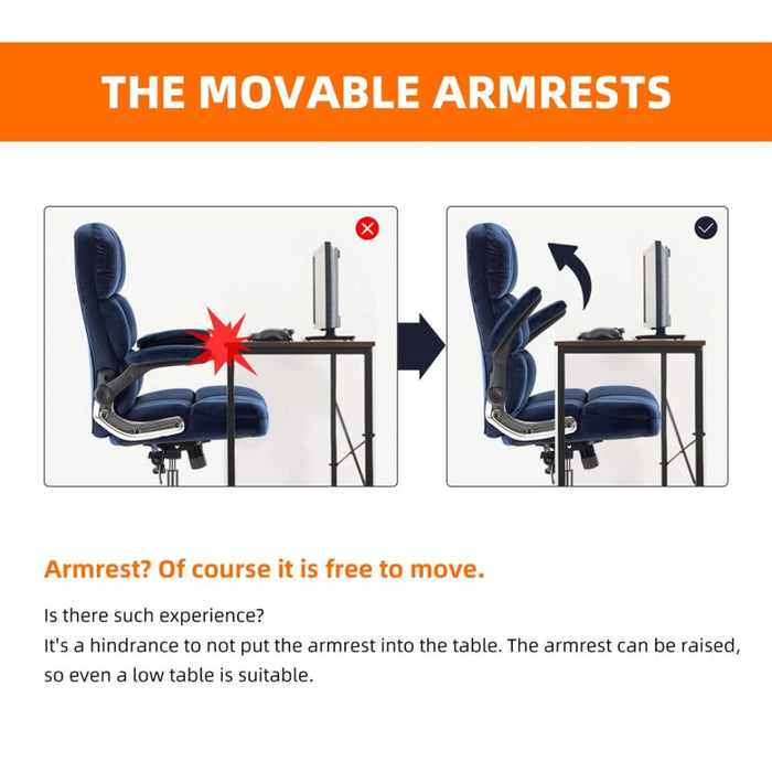 Velvet Home Ergonomic Swivel Adjustable Tilt Angle And Flip