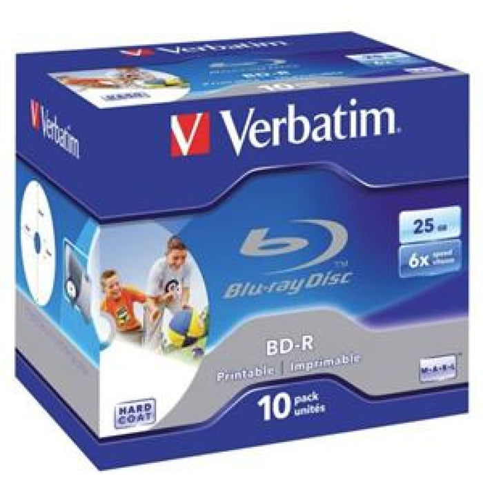 Verbatim Bd - r 25gb 6x White Wide Printable 10 Pack