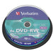 Verbatim Dvd - rw 4.7gb 4x 10 Pack On Spindle