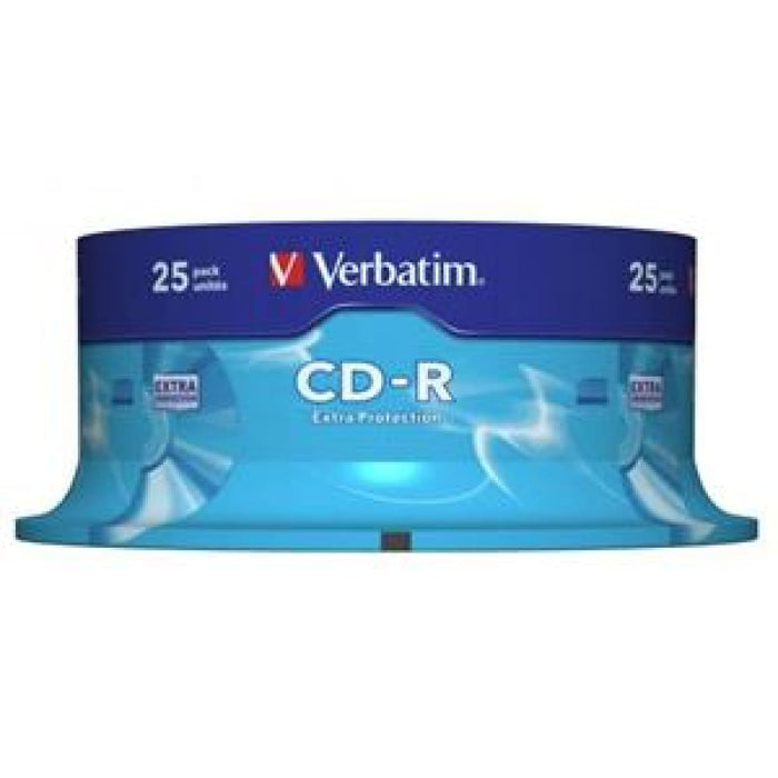 Verbatim Cd - r 700mb 52x 25 Pack On Spindle