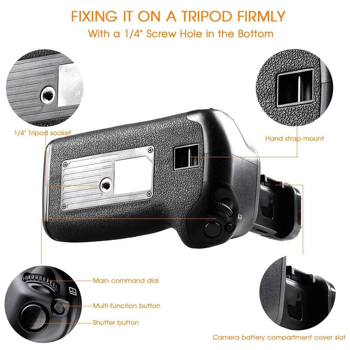 Vertical Battery Grip For canon 7d Mark Ii And Replacement