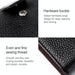 Vertical Cowhide Leather Rfid Wallet For Ladies