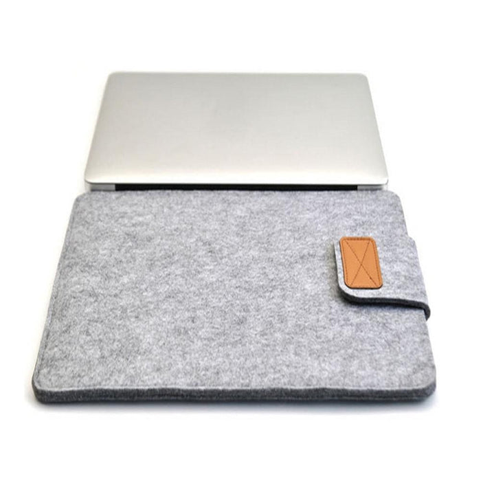 Vertical Felt Laptop Bag Tablet Sleeve Size 15 Inch