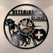 Veterinary Clinic Veterinarian Led Vinyl Record Wall Clock