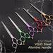 Vg10 Colourful 6.5 7.0 Inch Pet Cutting Scissors for Dog