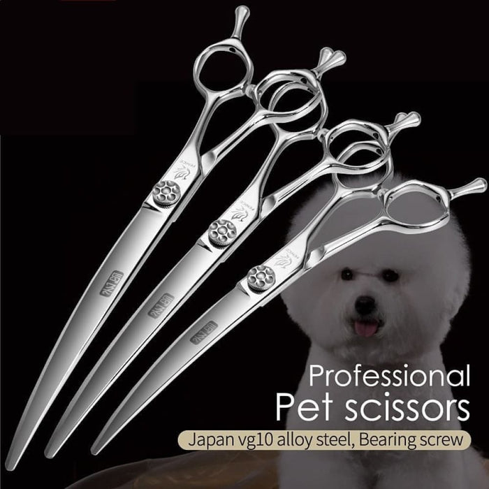 Jp Vg10 Steel 6.5 7 7.5 Inch Curved Blade Pet Dog Grooming