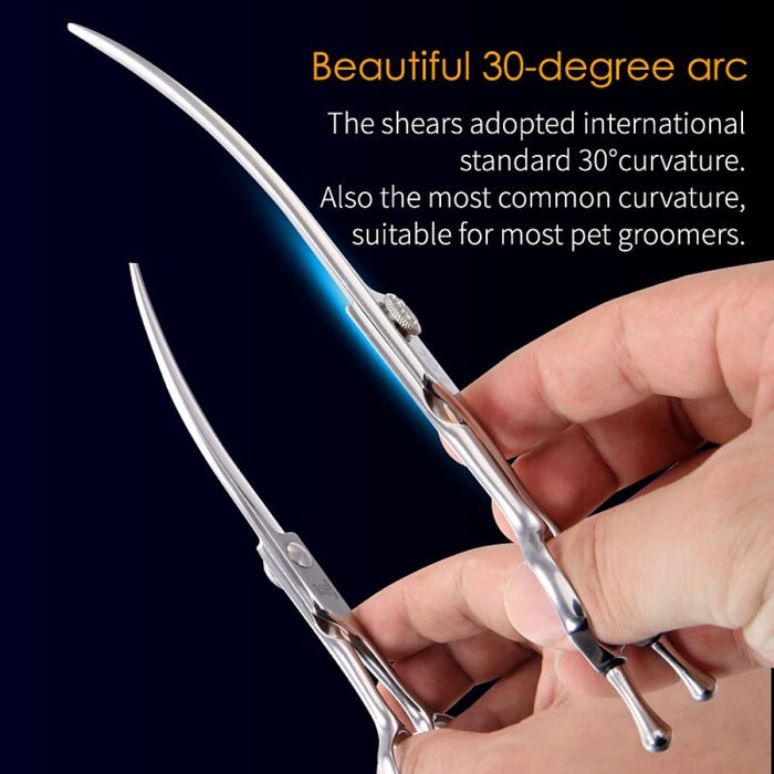 Jp Vg10 Steel 6.5 7 7.5 Inch Curved Blade Pet Dog Grooming