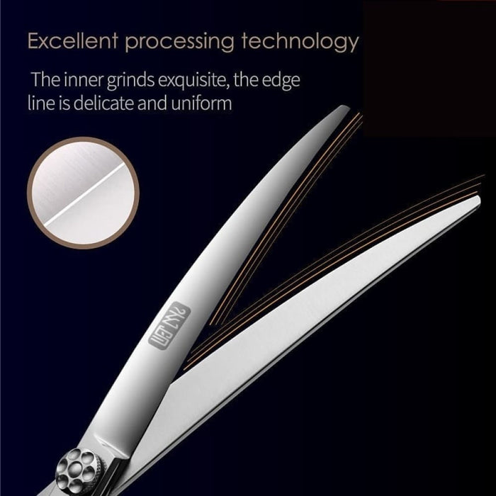 Jp Vg10 Steel 6.5 7 7.5 Inch Curved Blade Pet Dog Grooming