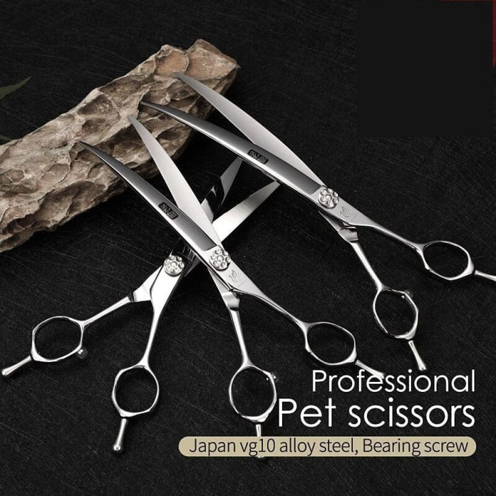 Jp Vg10 Steel 6.5 7 7.5 Inch Curved Blade Pet Dog Grooming