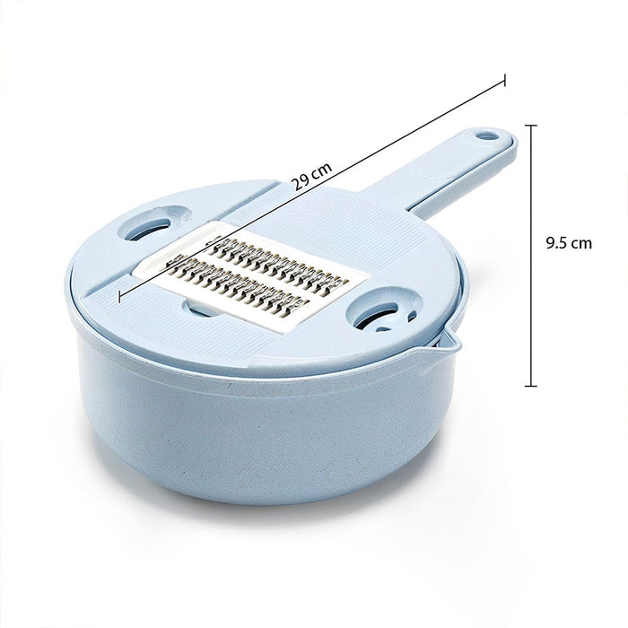 Vibe Geeks 12 in 1 Manual Multi-function Vegetable Cutter