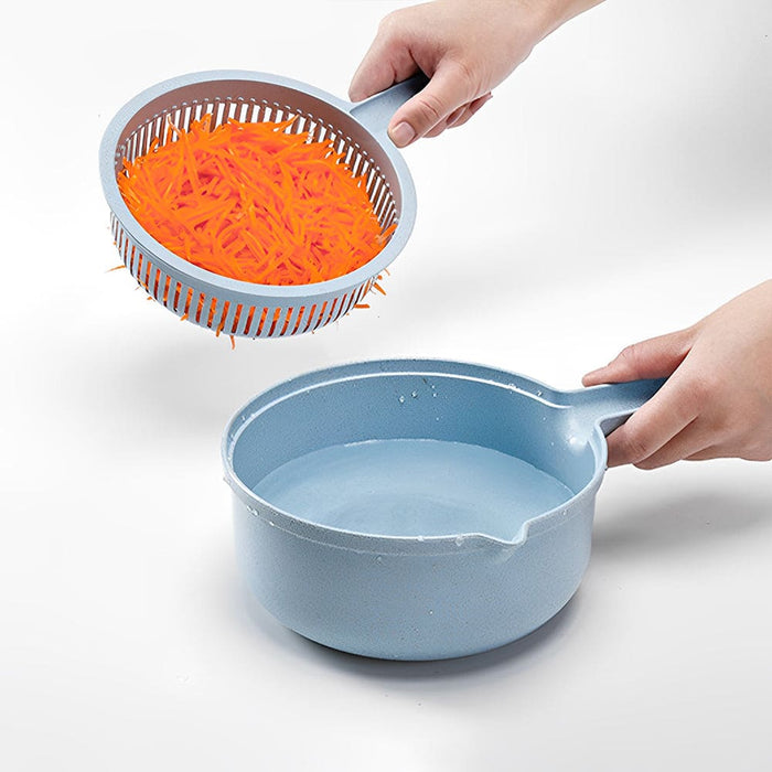 Vibe Geeks 12 in 1 Manual Multi-function Vegetable Cutter